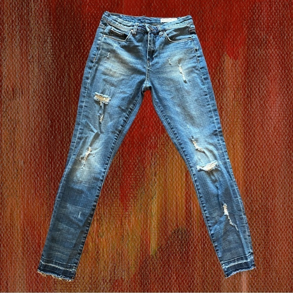 BLANK NYC Women’s Skinny Classique Destroyed Jeans